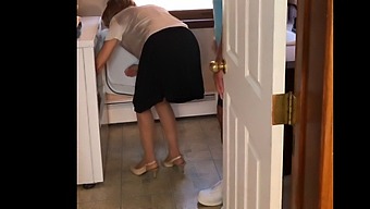 Mature Woman Has Sex With Teenage Boy Next Door