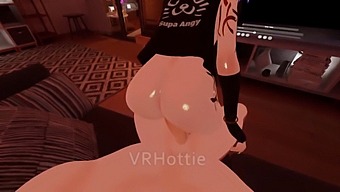 랩댄스와 함께하는 쇼파 섹스의 강렬한 클로즈업