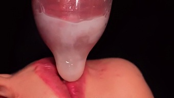 Milking Mouth Action: Desi Indian Babe Gives Perfect Blowjob And Swallows Cum